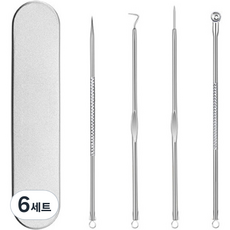 OnBeYou 鋼製基本款粉刺擠壓器8件組, 6套, 單一顏色