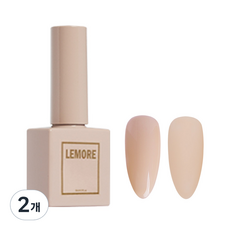 Lemore 彩色凝膠, LG01 裸米色, 10ml, 2個
