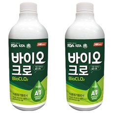 에이치케이마트 바이오크로 이산화염소 원액, 1L, 2개