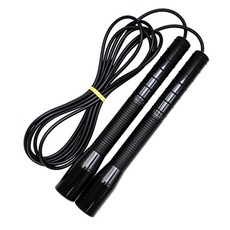 JFROPE 橫式高速跳繩, 黑色, 1個