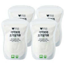 IBORI 유기농 쌀가루 2단계 초기, 400g, 4개