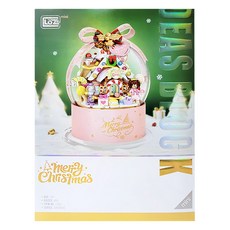 LoZ 1305 微型迷你積木玩具 聖誕抱抱桶 糖豆屋, 1盒