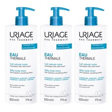 URIAGE 優麗雅 溫泉水絲滑乳液, 500ml, 3個
