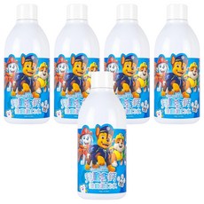 Lab52 齒妍堂 兒童含鈣健齒漱口水 汪汪隊聯名款 泡泡糖口味, 獨家3重鈣配方, 全方位清潔, 300g, 5瓶