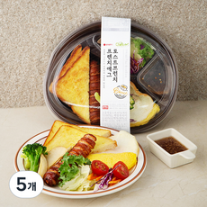 쉐푸드 프렌치에그 토스트 브런치, 270g, 5개