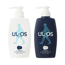 우르오스 클렌징 스칼프샴푸 500ml + 스킨워시 500ml 기획 세트, 1세트
