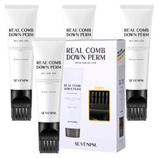세븐피엠 리얼콤 남성용 다운펌 모든모발용, 100ml, 4개