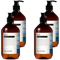 나드 부케가르니 리프레쉬 퍼퓸드 샴푸 베이비파우더, 500ml, 4개