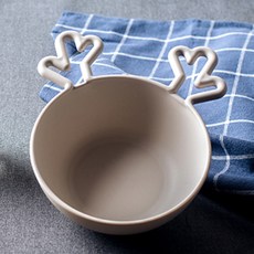 나인웨어 애니멀 시리얼볼 루돌프, 아이보리, 1개