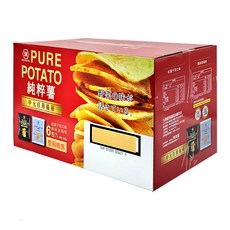 KOIKEYA 湖池屋 PURE POTATO 純粹薯 中元佳節福箱 6包入, 松露干貝 3包 + 極品岩塩 3包, 1盒