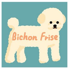 Artjoy DIY數字油畫 20 x 20 公分, 1個, 比熊犬