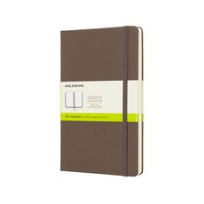 MOLESKINE 精裝橫線筆記本 L號, 大地棕, 1個