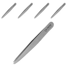 Ramon Lash Monster Premium 斜鑷子 鑷子, 5個, 銀