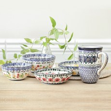 메종오브제 프라카 1인 홈 식기세트 5p, 레드베리, 식기 5p