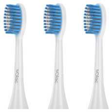 sOlac 音波震動牙刷專用刷頭 SS-11SS 柔軟型 3入, 1組
