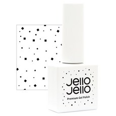 Jello Jello 亮片凝膠指甲油, JS-01 黑色麥片, 10ml, 1個