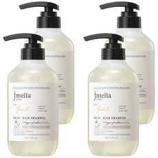 제이멜라 인 프랑스 퀸 5 헤어 샴푸 자스민 파우더향, 4개, 500ml