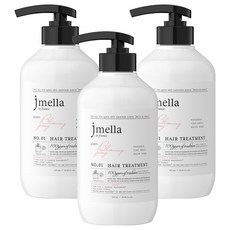 제이멜라 인 프랑스 블루밍 피오니 헤어 트리트먼트 러블리 플로럴향, 3개, 500ml