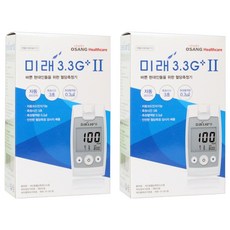 오상헬스케어 혈당측정기, 3.3G+2, 2세트