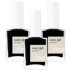 fmgt 이지젤 네일, 01블랙오버, 10ml, 3개
