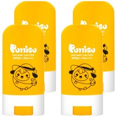 Puttisu 孩童防曬棒 SPF50+ PA++++, 17g, 4條