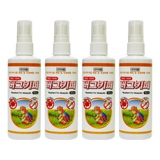 버그키퍼 위생해충 털진드기 모기 기피제, 100ml, 4개