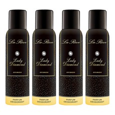 라리브 레이디 다이아몬드 데오드란트, 150ml, 4개