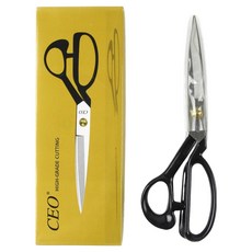 JSTrading CEO 재단가위 9인치, 블랙, 1개