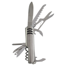 SUNDEN 不銹鋼11功能瑞士刀, 1支
