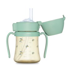 그로미미 PPSU 유아용 빨대컵, 200ml, 1개, 피스타치오