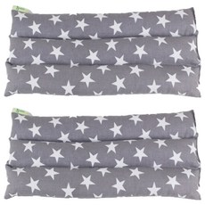 JJun 玄米多用途熱敷袋 星星 大, 2個