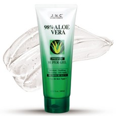 JNC NATURAL COSMETICS 98%優質蘆薈超級凝膠, 240ml, 1條