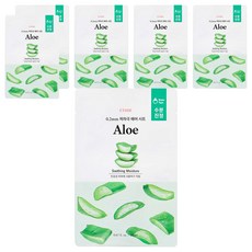 ETUDE 天天敷0.2極肌蜜面膜 蘆薈, 1入, 6組