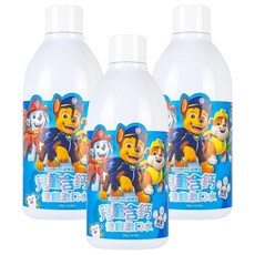 Lab52 齒妍堂 兒童含鈣健齒漱口水 汪汪隊聯名款 泡泡糖口味, 獨家3重鈣配方, 全方位清潔, 300g, 3瓶
