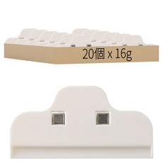餅乾食品密封保鮮封口夾 10 x 4.8cm 16g 20個, 顏色隨機, 1組