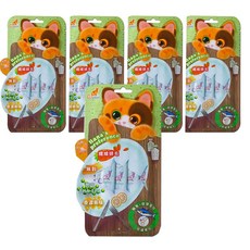 Catfeet 哈娜最愛好吃肉泥 無穀物 化毛配方 條形獨立包裝, 鮪魚 + 膠原蛋白, 60g, 5袋