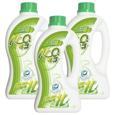 액큐 초고농축 원액 세제, 3개, 1L