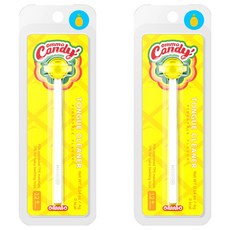 Ommo Candy 兒童舌頭清潔劑 黃色菠蘿, 4g, 2個