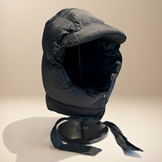 MOIN SPORTS 厚款鋪棉帽, 01 黑色, 1個