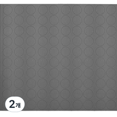 名家五金 3M 防滑防噪音矽膠緩衝墊 100入, 黑色, 2個