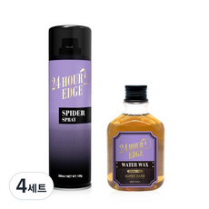 에빈 엣지 그루밍 토닉 워터왁스 슈퍼하드 160ml + 스파디어 스프레이 200ml 세트, 4세트