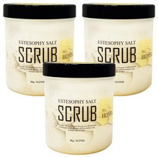 Estesophy 身體磨砂鹽皂蜂蜜, 1kg, 3個