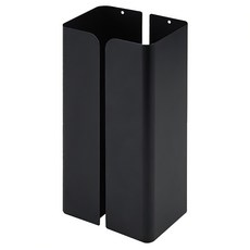 上手家居 金屬磁吸面紙盒 面紙盒/衛生紙盒/衛生紙架/面紙盒壁掛, 1個, 黑色