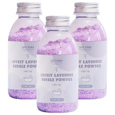 랩스밤 러블리 라벤더 버블 입욕파우더, 300g, 3개