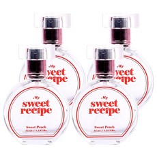 레시피박스 마이 스위트 레시피 스위트피치 어린이 향수, 35ml, 4개