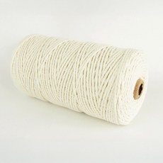 INP 扭紋棉繩 2mm, 白色, 200m