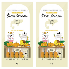 Chogong 朝貢 Stick 營養蔬果肉泥 犬貓用 單條包裝 葉黃素, 鱈魚, 56g, 2袋