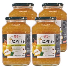 꽃샘 꿀모과차, 1kg, 4개