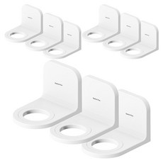 마켓플랜 욕실 샴푸걸이 홀더 디스펜서, 화이트, 9개