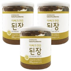 bebefood 寶寶福德 韓式大醬 200g 韓國產, 3罐